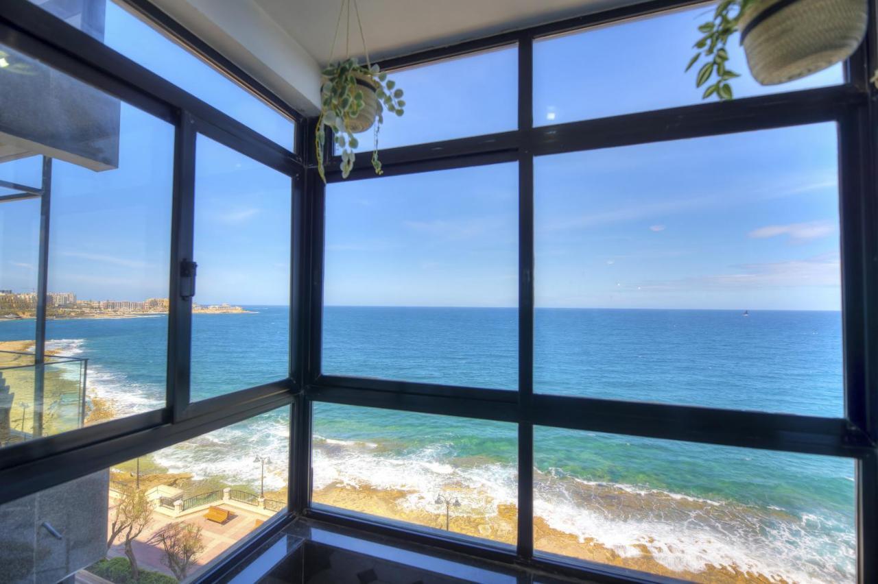 Beautifully Furnished Seafront 4 Bedrooms Goslm-4 Sliema Dış mekan fotoğraf